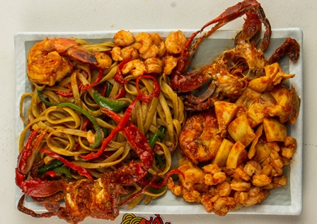 Seafood Assorted pasta jumbo