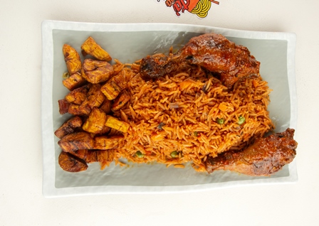 Jollof Rice with chicken
